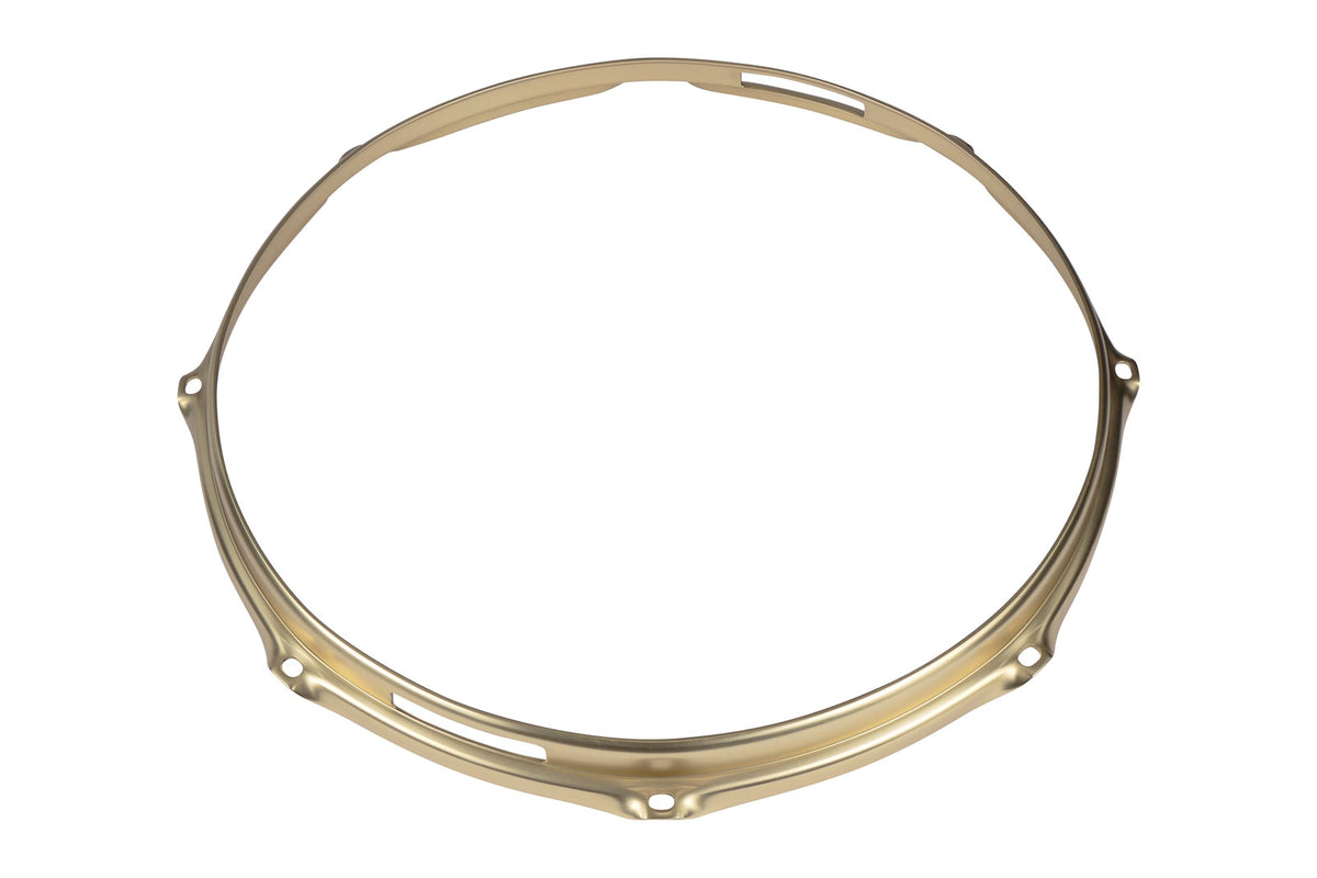 MSB14S8D HOOP TRIPLE FLANGED BRASS MIGHTY HOOP 8 HOLES (SNARE SIDE) 14