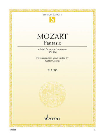 MOZART W.A. - FANTASIA N°19 C MINOR KV 396 - PIANO
