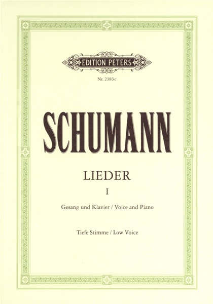 Schumann Robert - Complete Songs Vol.1: 77 Songs - Voice And Piano (par 10 Minimum)