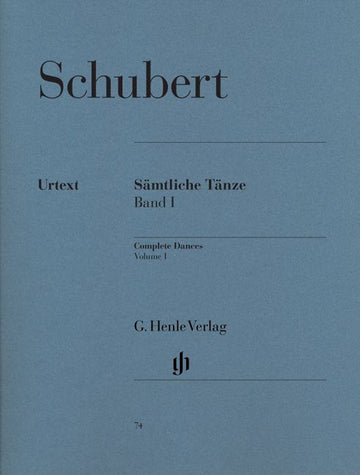 SCHUBERT F. - COMPLETE DANCES VOLUME I