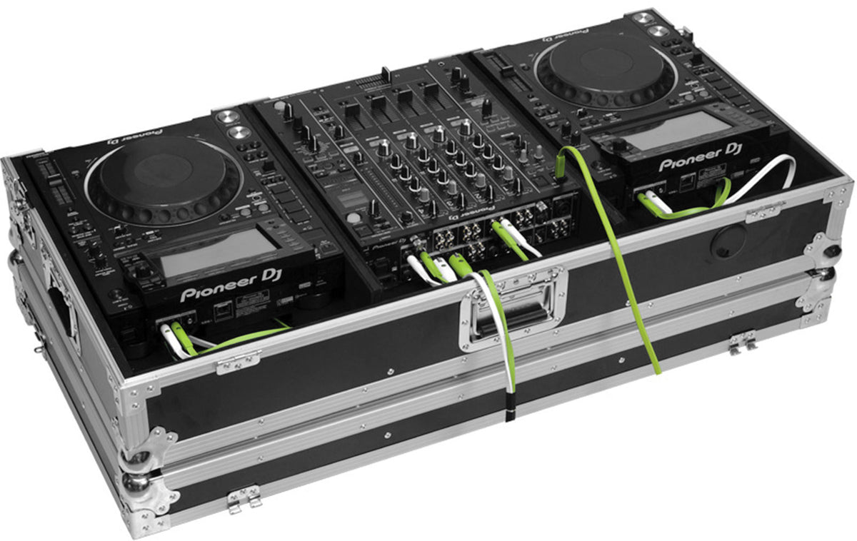 Flight DJ-Pult CDJ-2000NXS2 / DJM-900 Silber