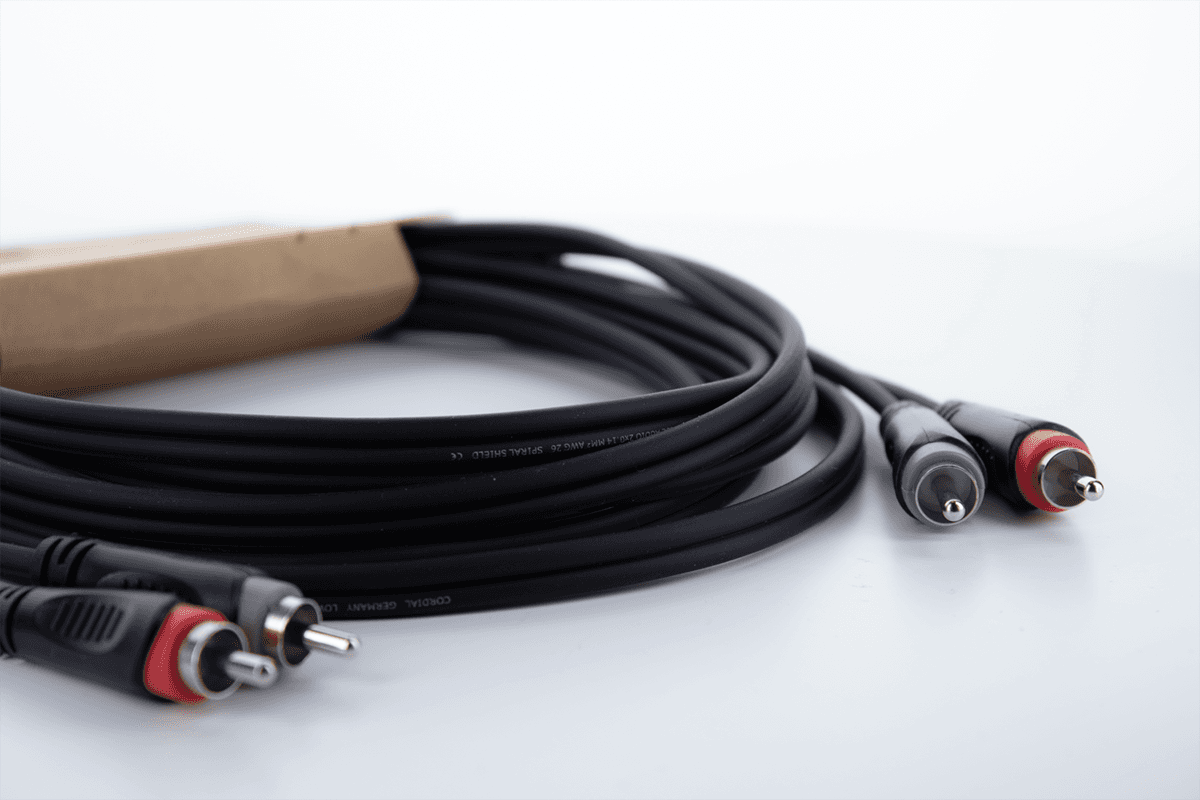 Doppeltes Audiokabel RCA / RCA 1 M