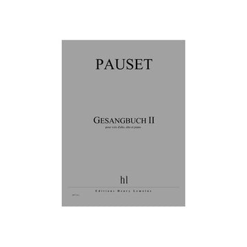 Pauset - Gesangbuch Ii - Voix D'Alto Alto Et Piano
