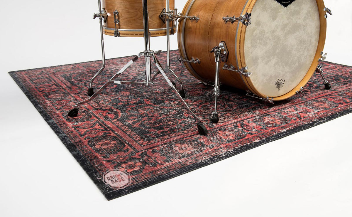 Teppich Vintage Persian 1.85 X 1.60M Rutschfest - Schwarz Rot