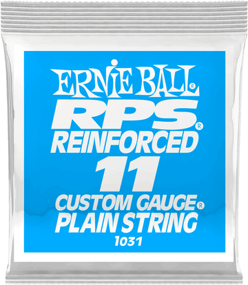 .011 RPS REINFORCED PLAIN ELECTRIC GUITAR STRINGS