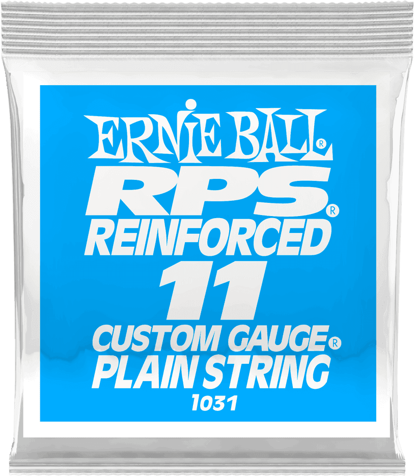 .011 RPS REINFORCED PLAIN ELECTRIC GUITAR STRINGS