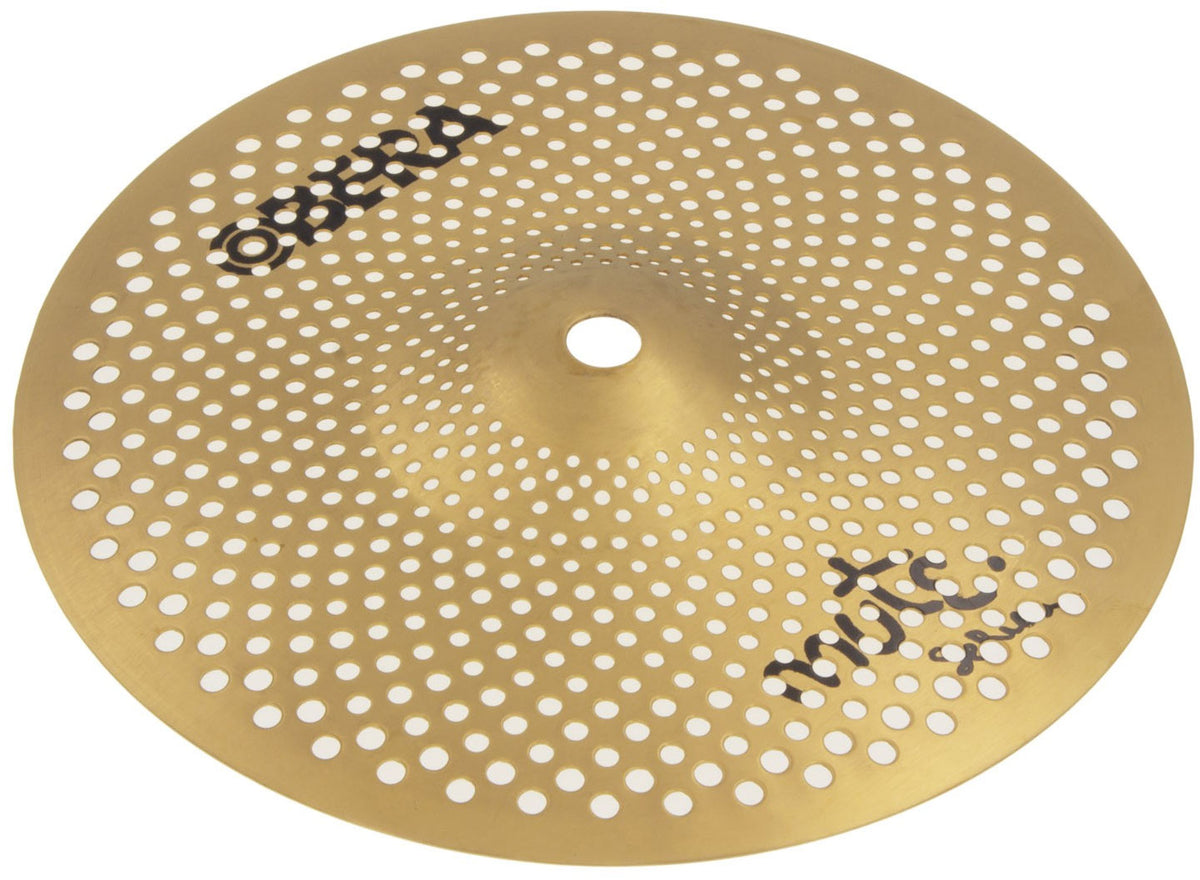 Obera Cymbals Mute 8" Splash - Silent Cymbal - Brass Finish