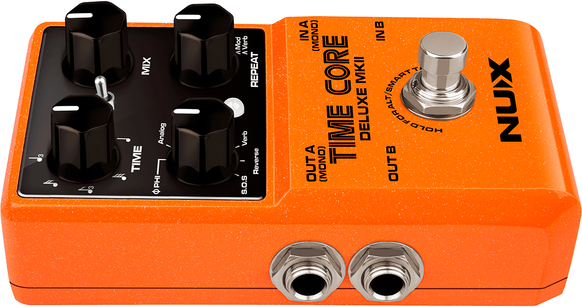 DELAY-PEDAL MIT 7 VERSCHIEDENEN SOUND-MODI