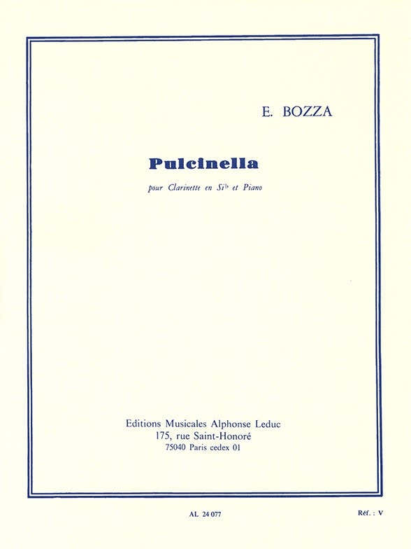 Pulcinella Für Klarinette Und Klavier