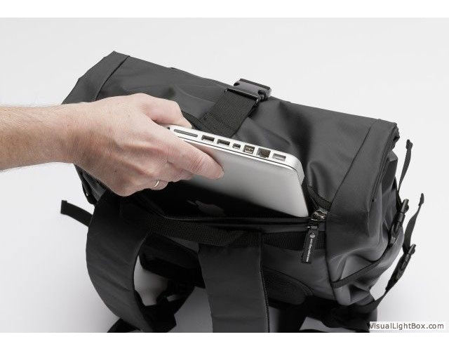 Rolltop-Rucksack III Schwarz