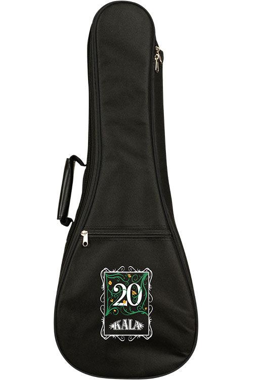 20th Anni Massive Fichtendecke/Gemasertes Sapelli Bariton mit Gigbag