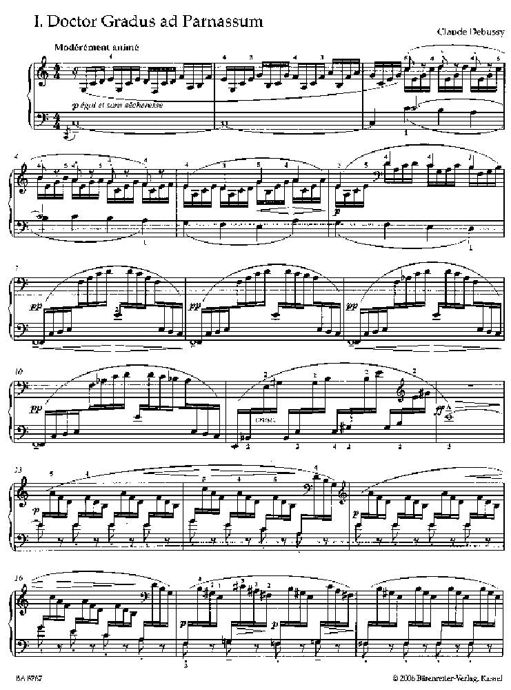 Debussy Claude - Children's Corner - Piano