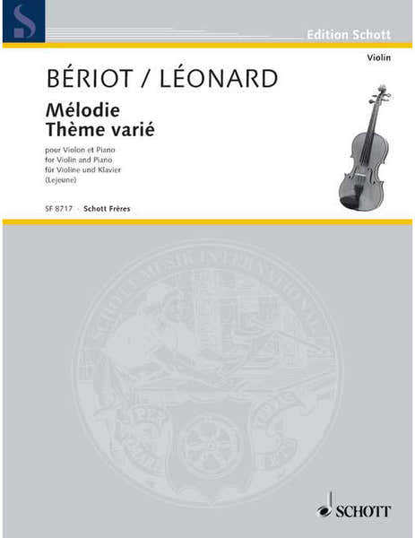 Bériot - Les Ecoles Du Violon Série 3 - Violon et Piano