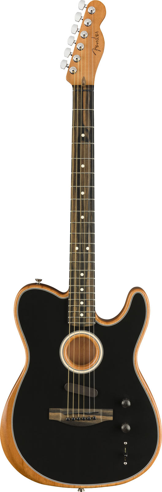 Fender Telecaster American Acoustasonic Ebo Schwarz