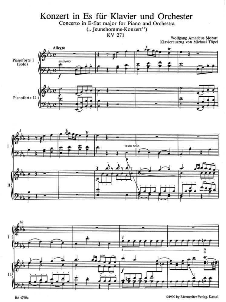 Mozart W.a. - Konzert In Es-Dur N°9 KV 271 - 2 Klaviere