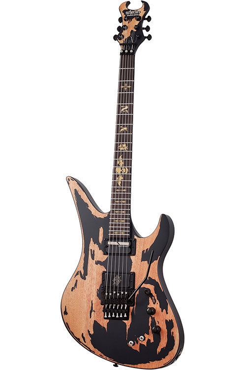 Synyster Gates Custom Relic Floyd-Rose Sustainiac Pickup - Distressed Satin Black