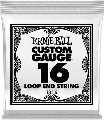 .016 LOOP END STAINLESS STEEL PLAIN BANJO OR MANDOLIN GUITAR STRINGS