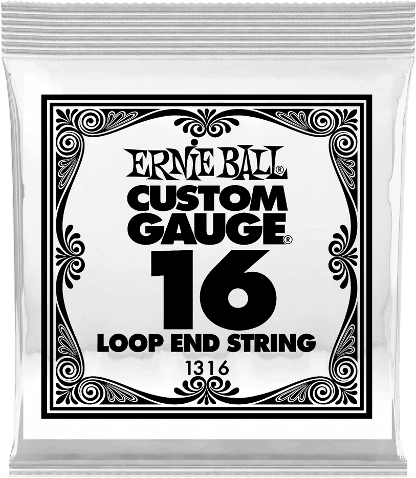 .016 LOOP END STAINLESS STEEL PLAIN BANJO OR MANDOLIN GUITAR STRINGS