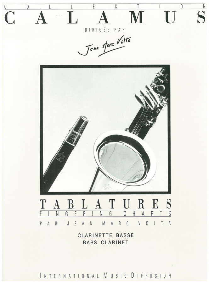 VOLTA - TABLATURE CLAR BASSE - CLARINETTE BASSE