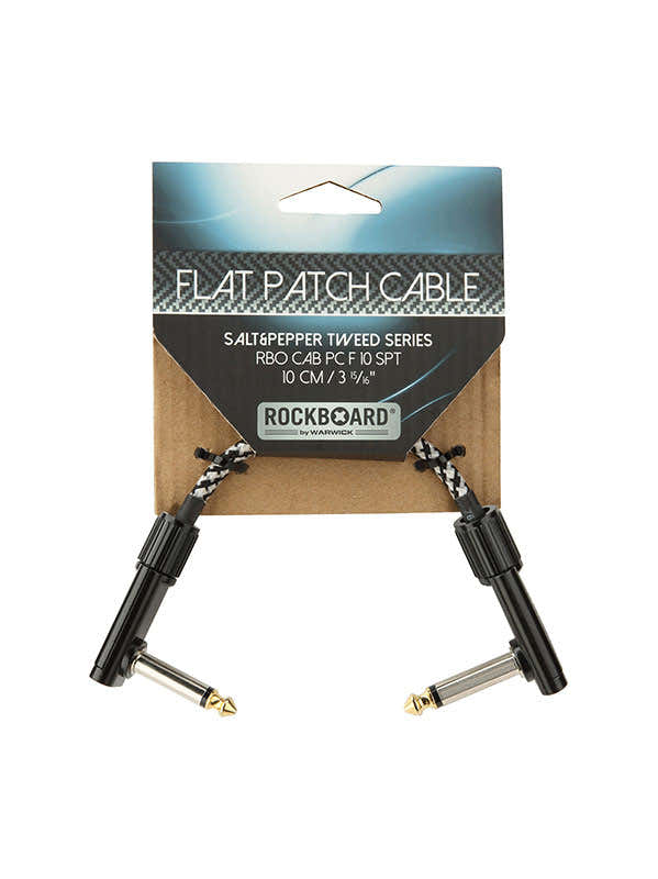 PATCH PLAT - 10 CM - SALT AND PEPPER TWEED