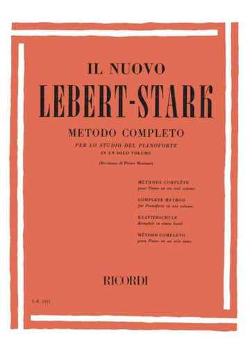 LEBERT/STARK - NUOVO LEBERT STARK METODO COMPLETO IN UN SOLO VOLUME - PIANO