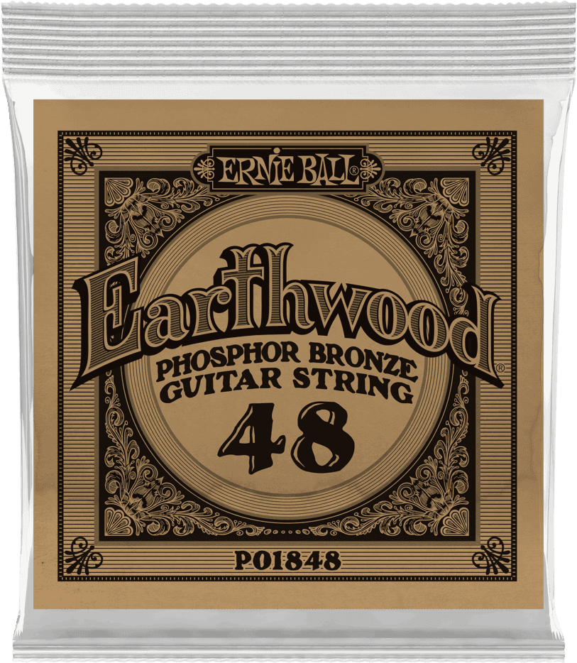 .048 EARTHWOOD PHOSPHOR BRONZE ACOUSTIC GUITAR STRINGS