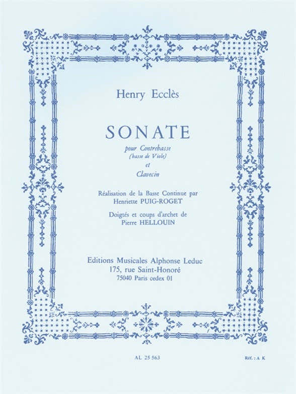 Sonate (Kontrabass/Cembalo)