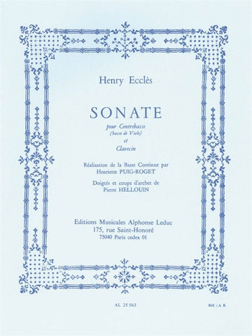 Sonate (Kontrabass/Cembalo)