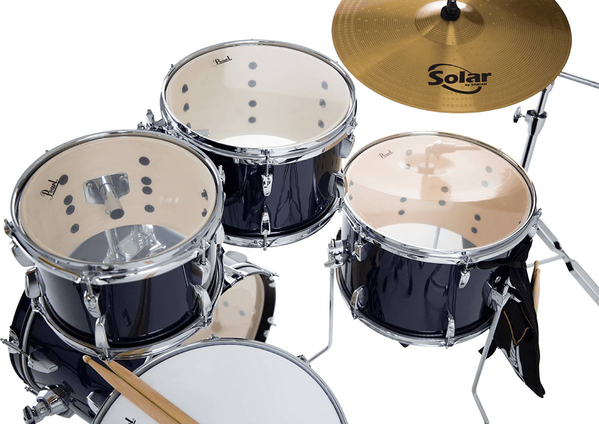 ROADSHOW JAZZ 18 + B-50 ROYAL BLUE METALLIC + SOLAR CYMBALS