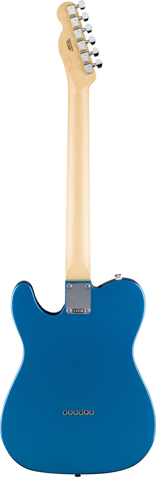 Standard Telecaster MN Weißes Schlagbrett Aquamarin Metallic
