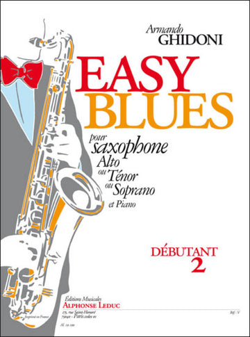 Ghidoni Armando - Easy Blues Débutant 2 - Saxophone & Piano
