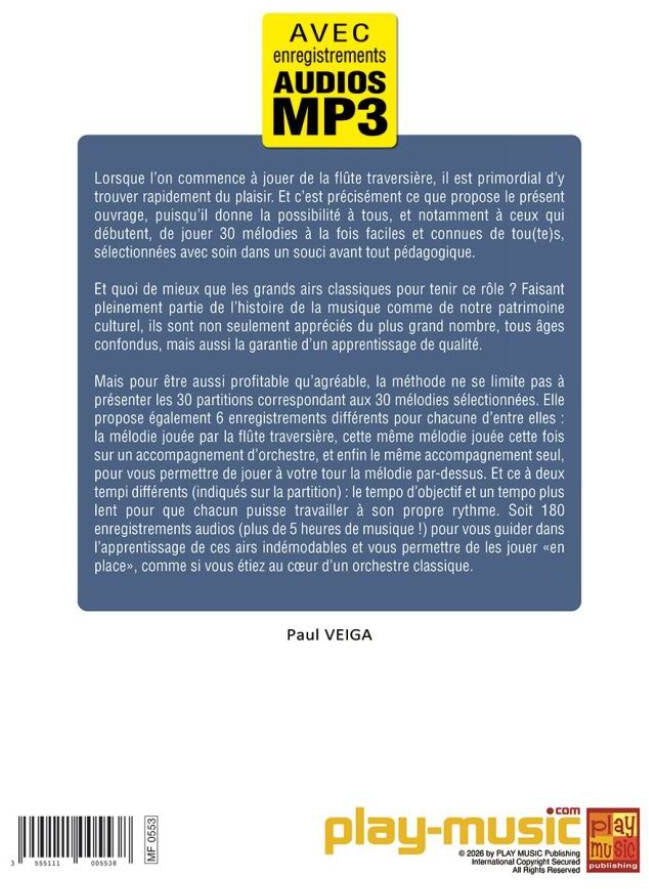 Mélodies Classiques Flûte Traversière