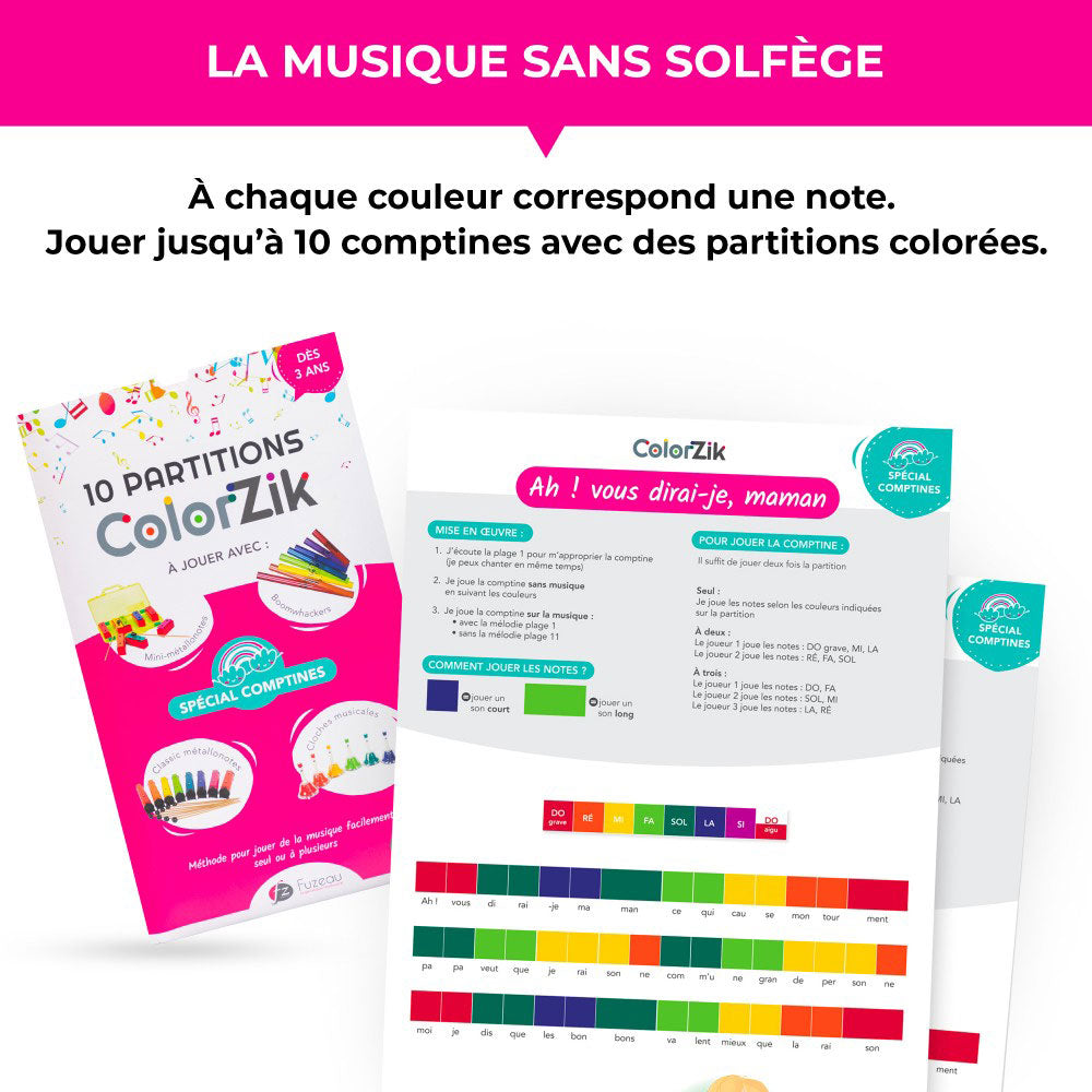 BOOKLET CD COLORZIK - NURSERY RHYME