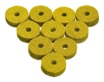 AWFYL PACK CYMBAL YELLOW FELTS X10