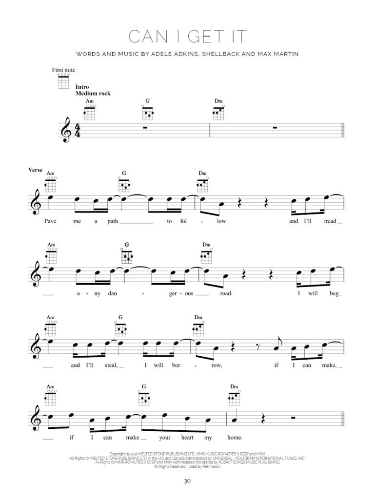 Adele - 30 - Ukulele