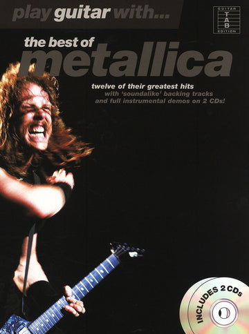 METALLICA - PLAY GUITAR WITH - BEST OF + 2 AUDIO TRACKS - GUITAR TAB