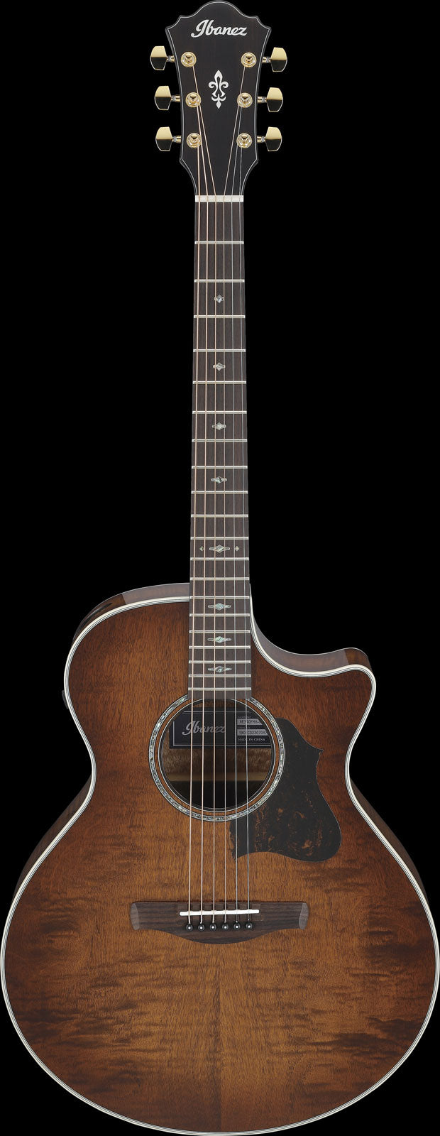 AE340FMH-mhs Mahagoni-Sunburst