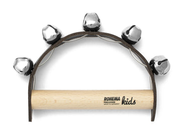 LEATHER HANDLE WITH 5 BELLS - MEDIUM PITCH - 1+