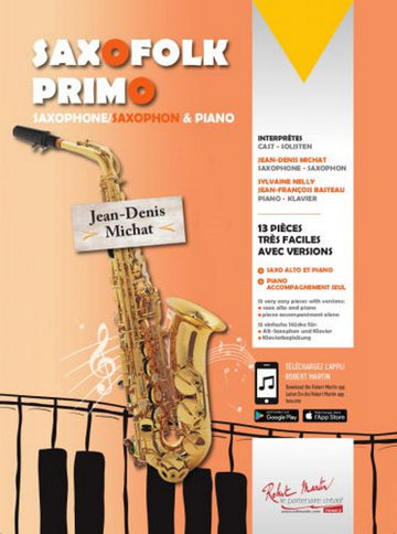 Michat J. D. - Saxofolk Primo + Audio - Saxophone