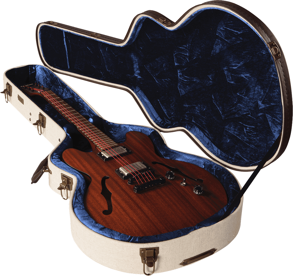 Semi-Hollow Deluxe-Holzkoffer Beige - GW