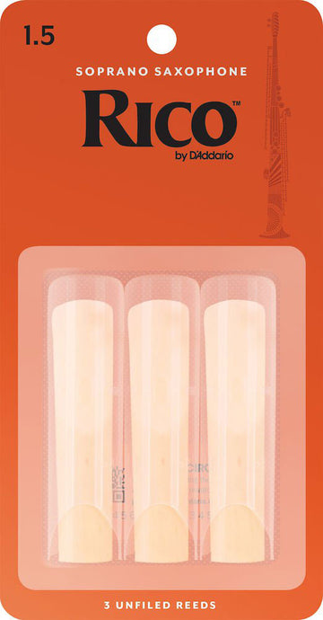RIA0315 - RICO SOPRAN-SAXOPHONE BLTTER FORCE 1.5 BOX OF 3