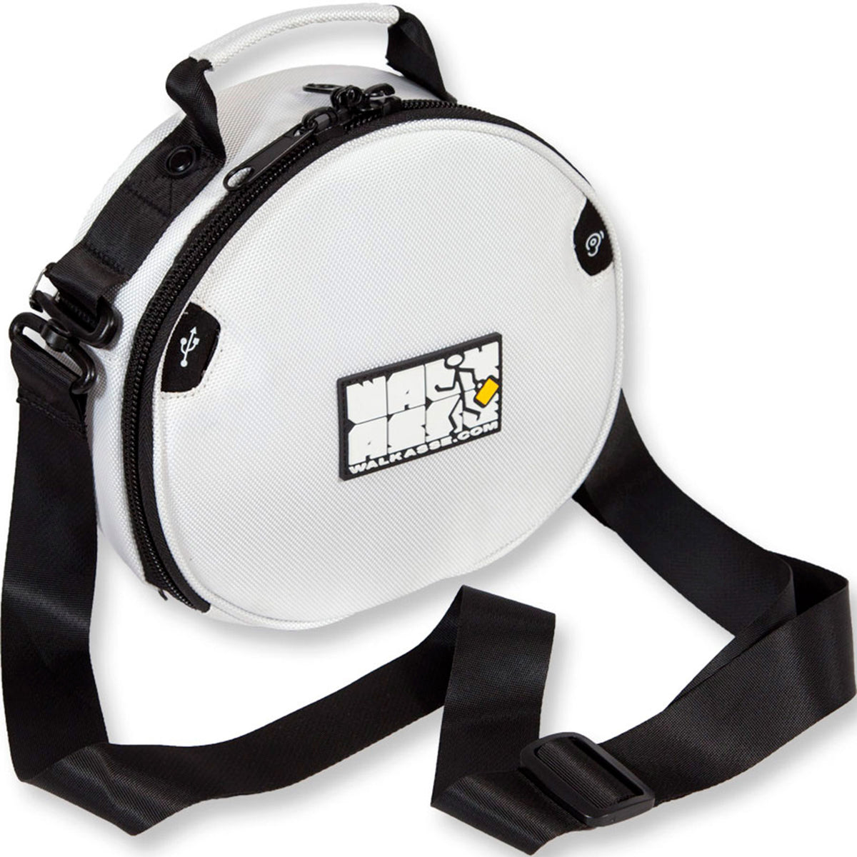 Weiße Kopfhörertasche