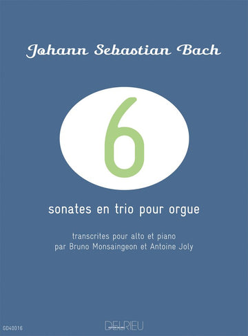 J.S. - Sonates En Trio Pour Orgue (6) - Alto Piano