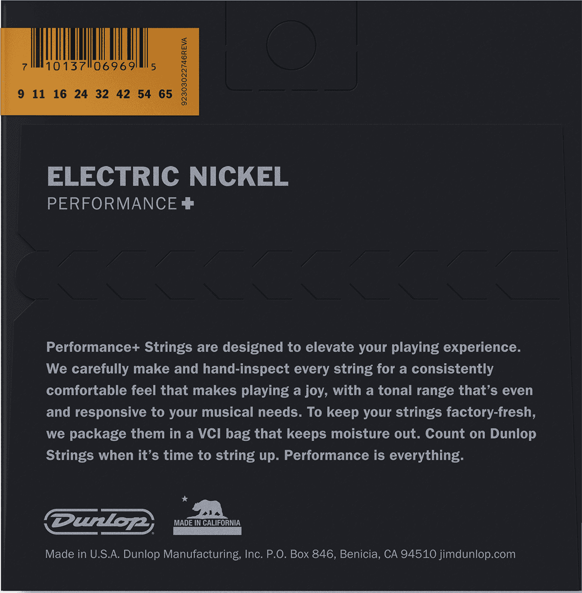 NICKEL PLATED STEEL ELECTRIC STRINGS STEEL ELECTRIC SET LIGHT 8 STRINGS 09-65