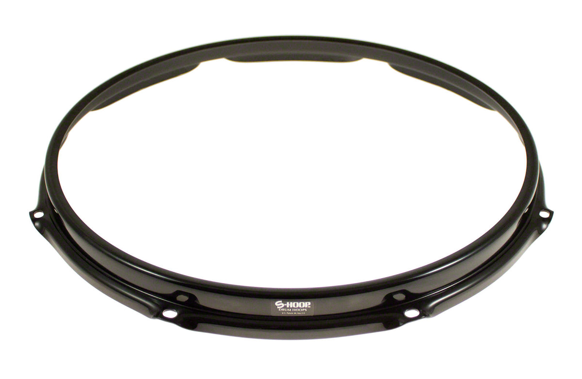 SH148-BLK HOOP 14" 8 HOLES - BLACK