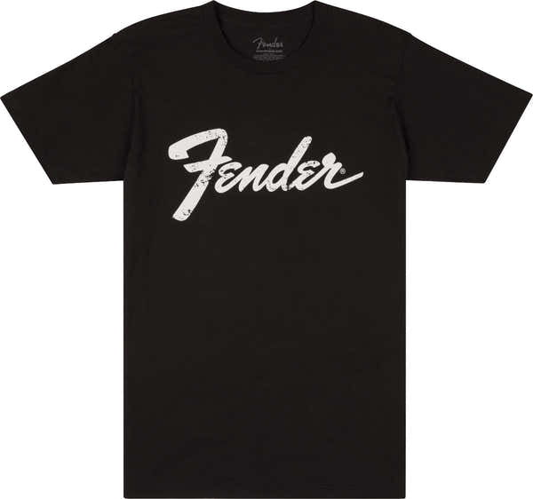 Fender Logo Date Back Tee Black M