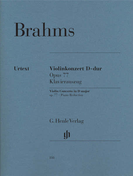Brahms J. - Concerto Pour Violon En Re Majeur Op.77 - Violon & Piano