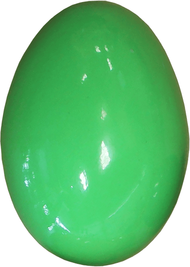 GREEN WOODEN EGG SHAKERS