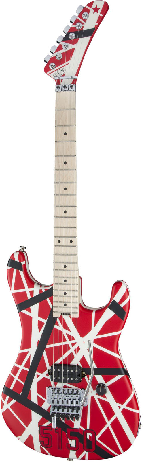 5150 Striped Mn Red With Black White Stripes