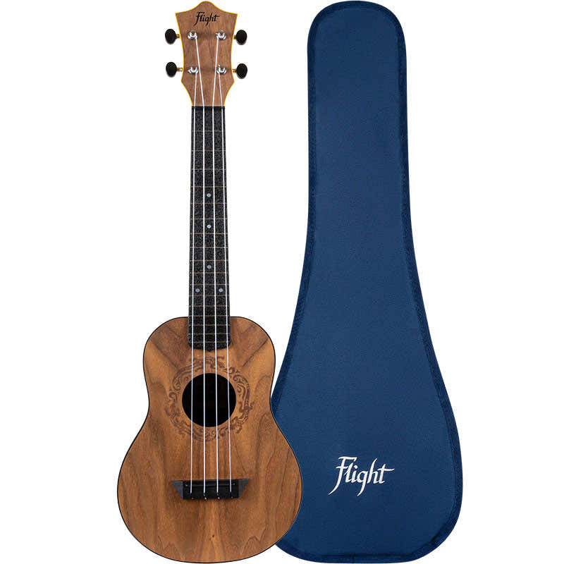 Tuc50 Travel Concert Ukulele - Nussbaum